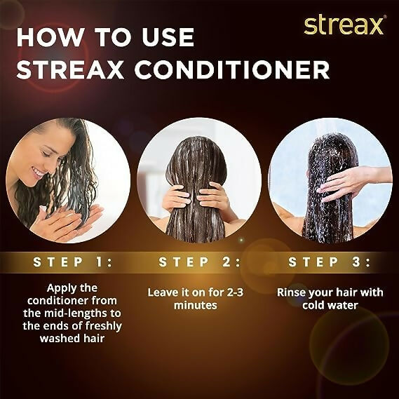 Streax Glossy Serum Shine Hair Conditioner For Dull & Dry Hair, With Silicon Actives for Shiny Hair & Frizz Control - Distacart