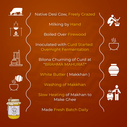 Vanalaya A2 Desi Cow Ghee Prepared By Traditional Bilona Method - Distacart