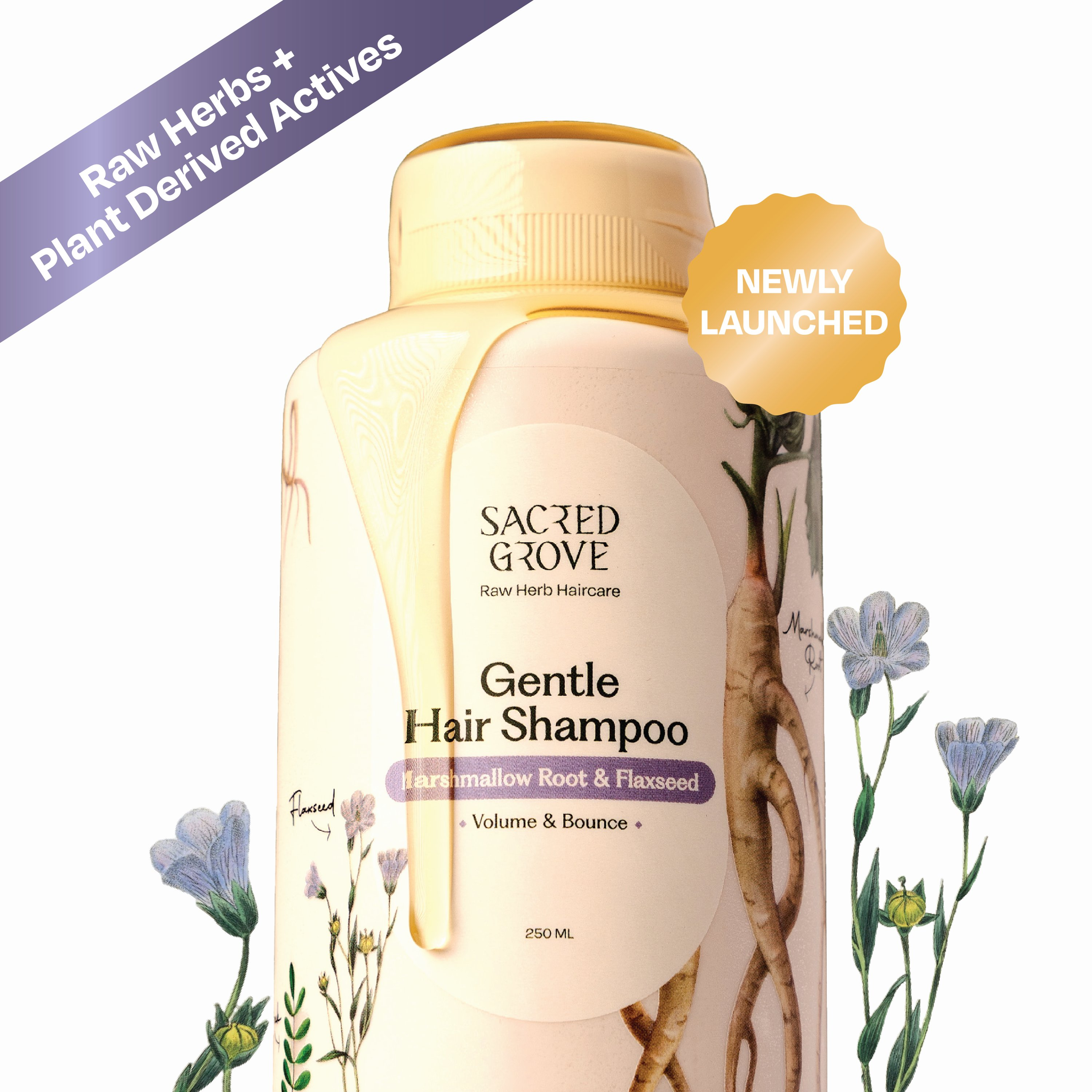 Sacred Grove Marshmallow Root Gentle Hair Shampoo - Distacart