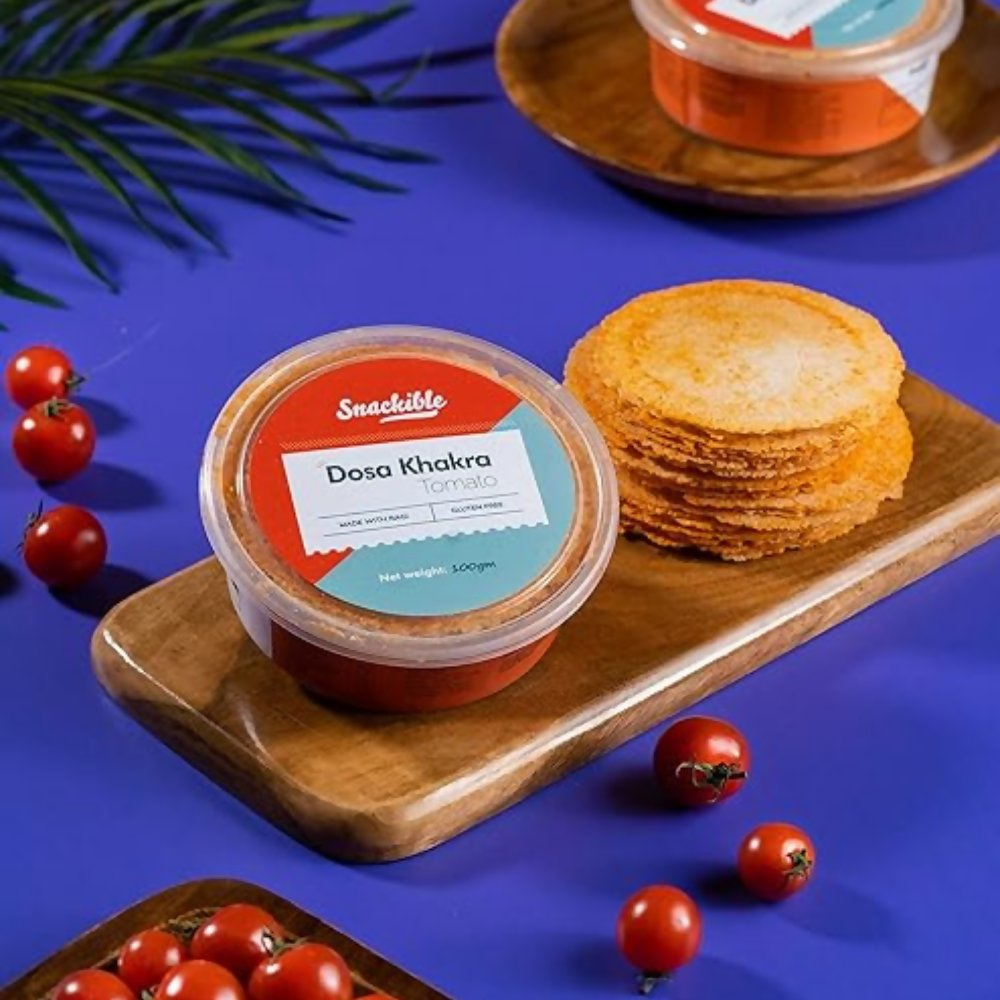Snackible Tomato Dosa Khakra - Distacart