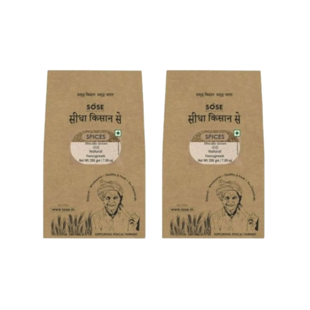 Gir Sidha Kisan Se Natural Fenugreek Seeds (Methi) - Distacart