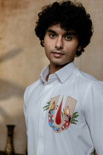 Thumbnail for 4Way White Chitra Srinivasa Shirt By Hilo Design