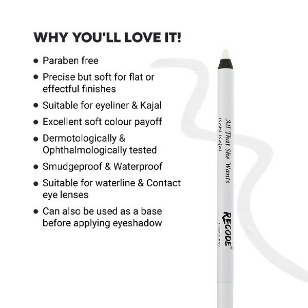 Recode All That She Wants Kajal - White - Distacart