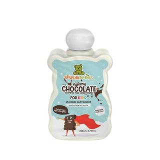 ShuShu Babies Yummy Chocolate Shampoo & conditioner with Flaxseed For kids (under 4-12 Years) - Distacart
