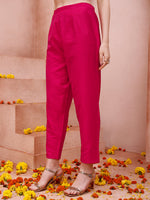 Thumbnail for Embroidered Kurta With Pant And Dupatta Set, Multicolor - Hiral Fashion - Distacart