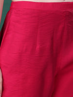 Thumbnail for Hand Embroidered Kurta With Pant & Embroidered Dupatta, Multicolor - Hiral Fashion - Distacart