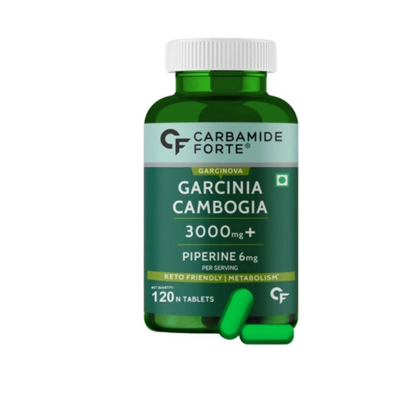 Carbamide Forte Garcinia Cambogia 3000mg Tablets with 6mg Piperine - Distacart