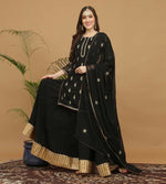Thumbnail for Joban Fashion Black Georgette Lehenga Set