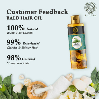 Buddha Natural Anti Bald Hair Oil - Distacart
