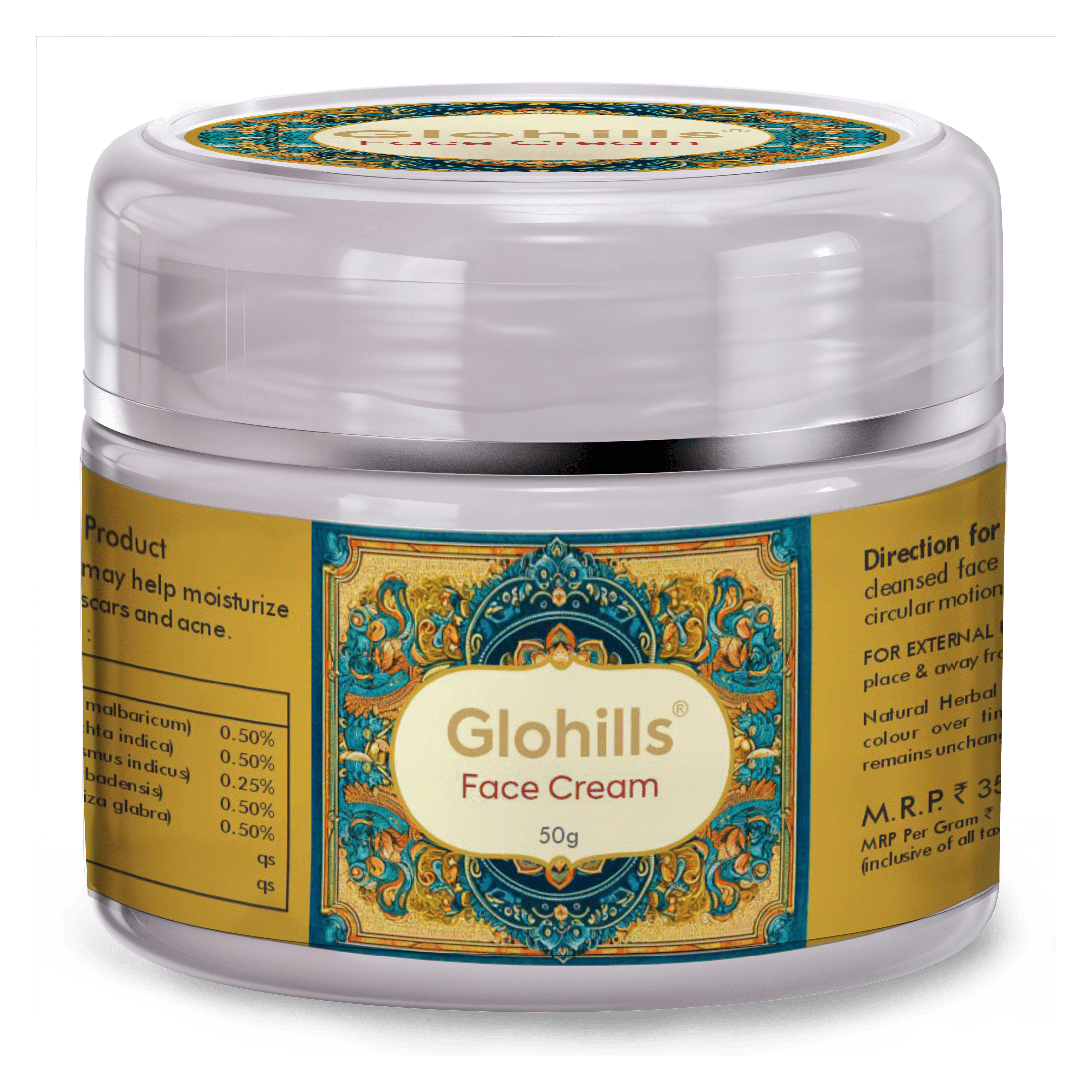 Herbal Hills Glohills Face Cream - Distacart