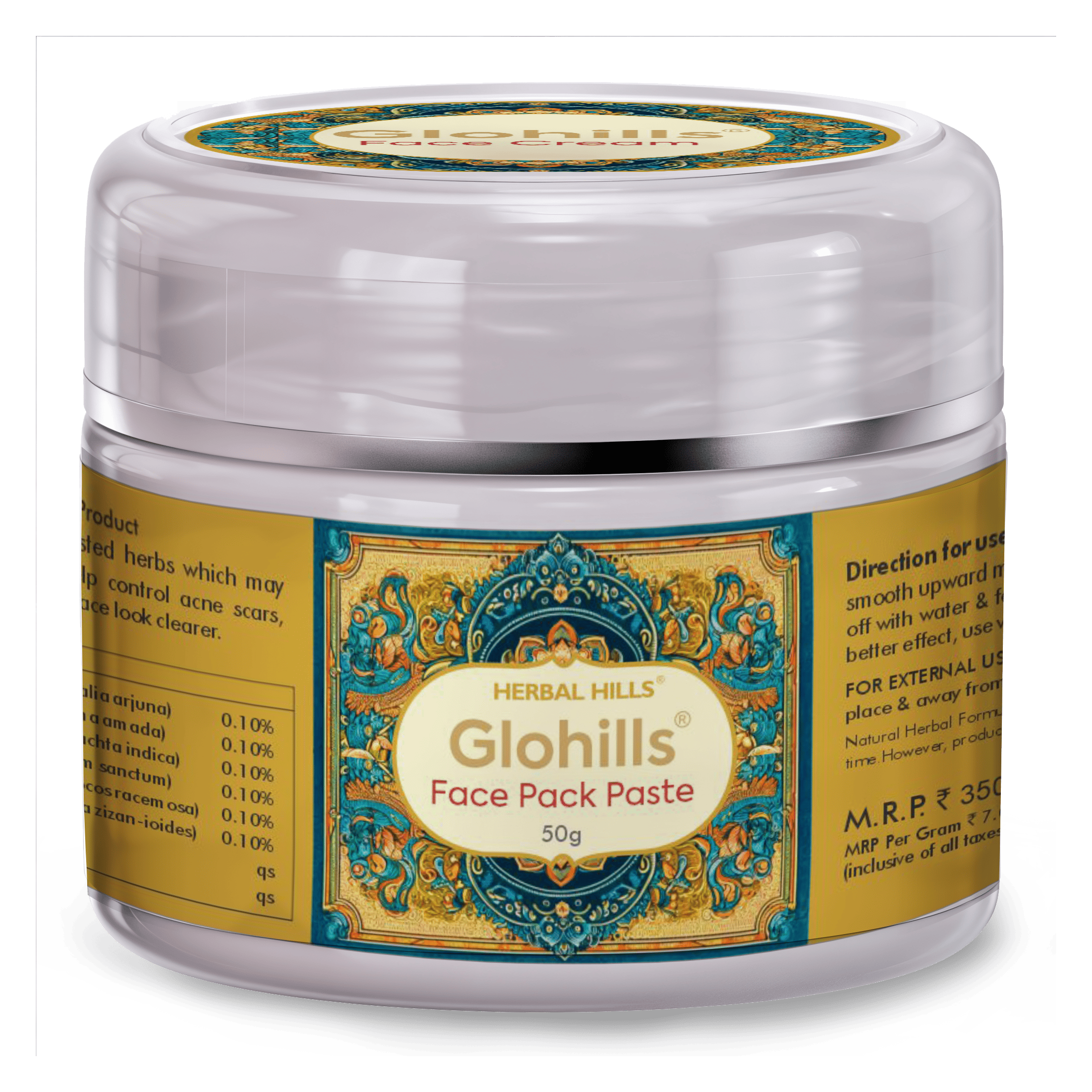 Herbal Hills Glohills Face Pack - Distacart