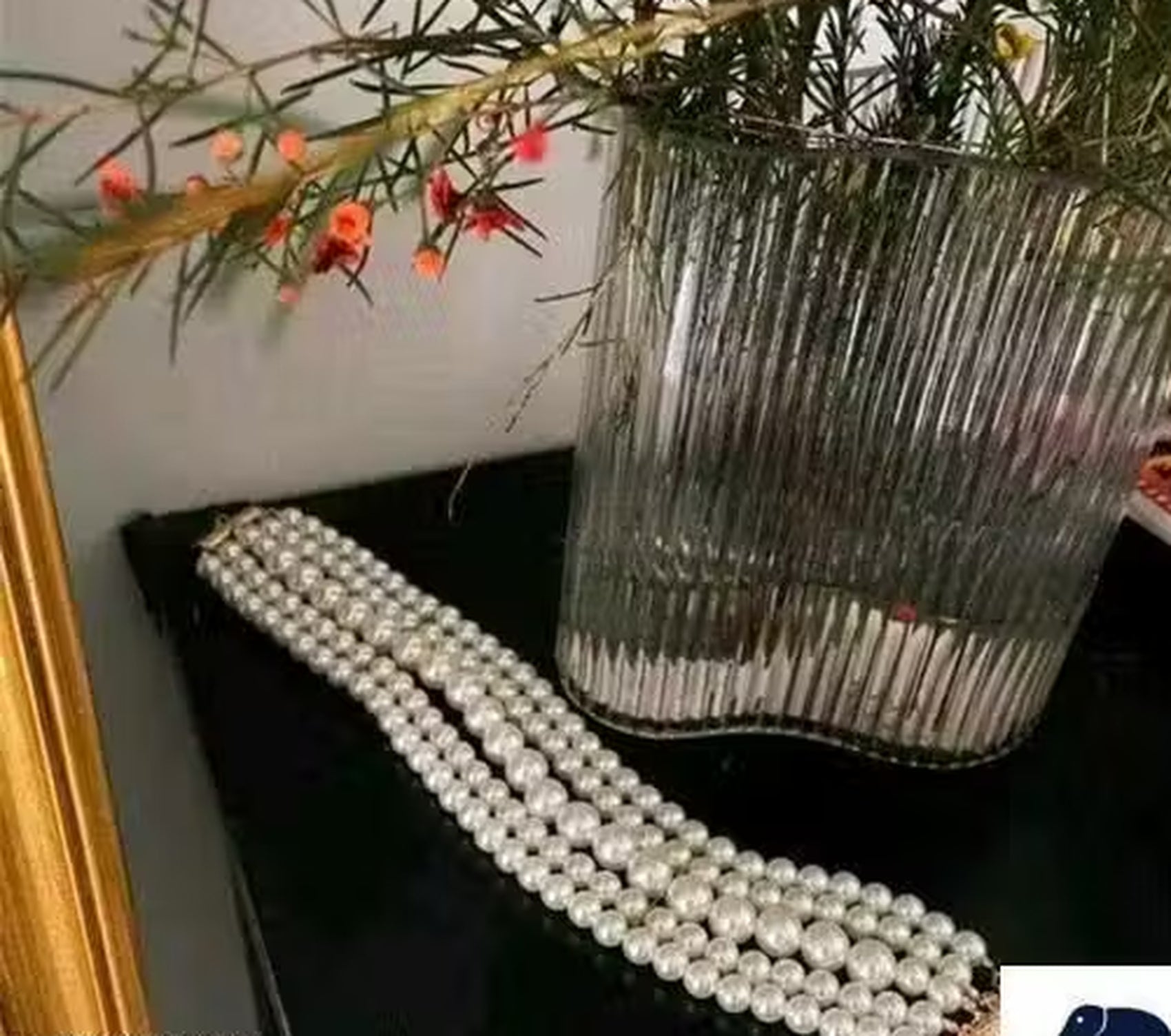 Jewel City White Multi-Strand Pearl Choker Necklace | Elegant Layered Pearl Statement Jewelry - Dista