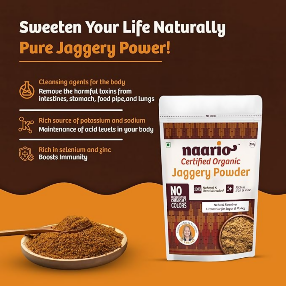 Naario Organic Jaggery Powder - Dista