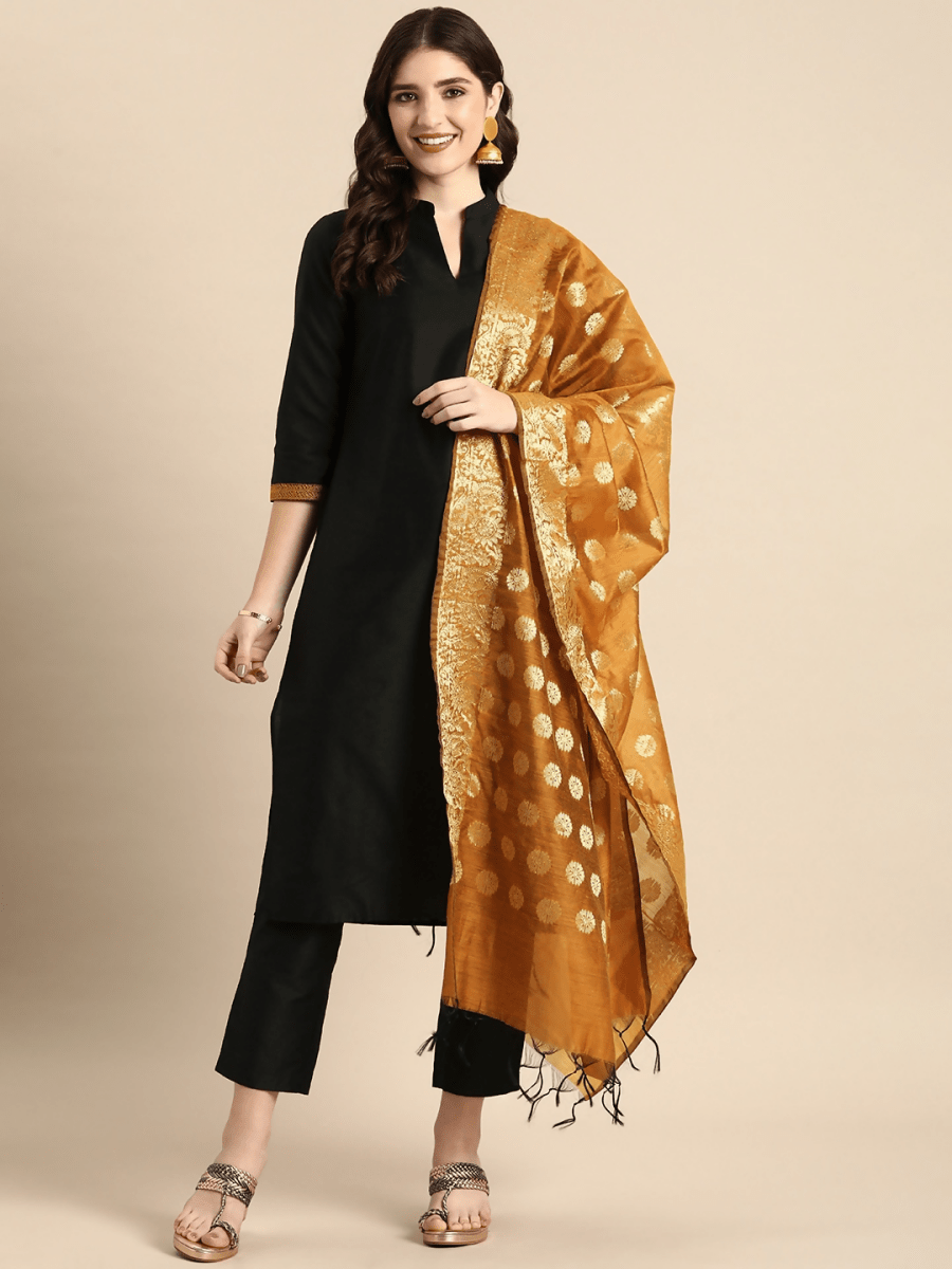 Anouk Women Regular Kurta with Trousers & With Dupatta - Distacart