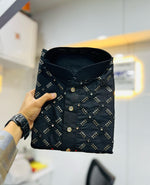 Thumbnail for Neera Trendz Black Heavy Soft Silk Mirror Work Men's Kurta Pyjama