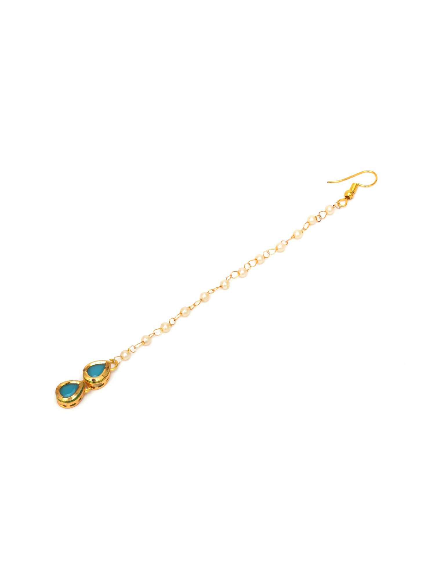 Kundan Maang Tikka (Gold) - Ruby Raang - Distacart