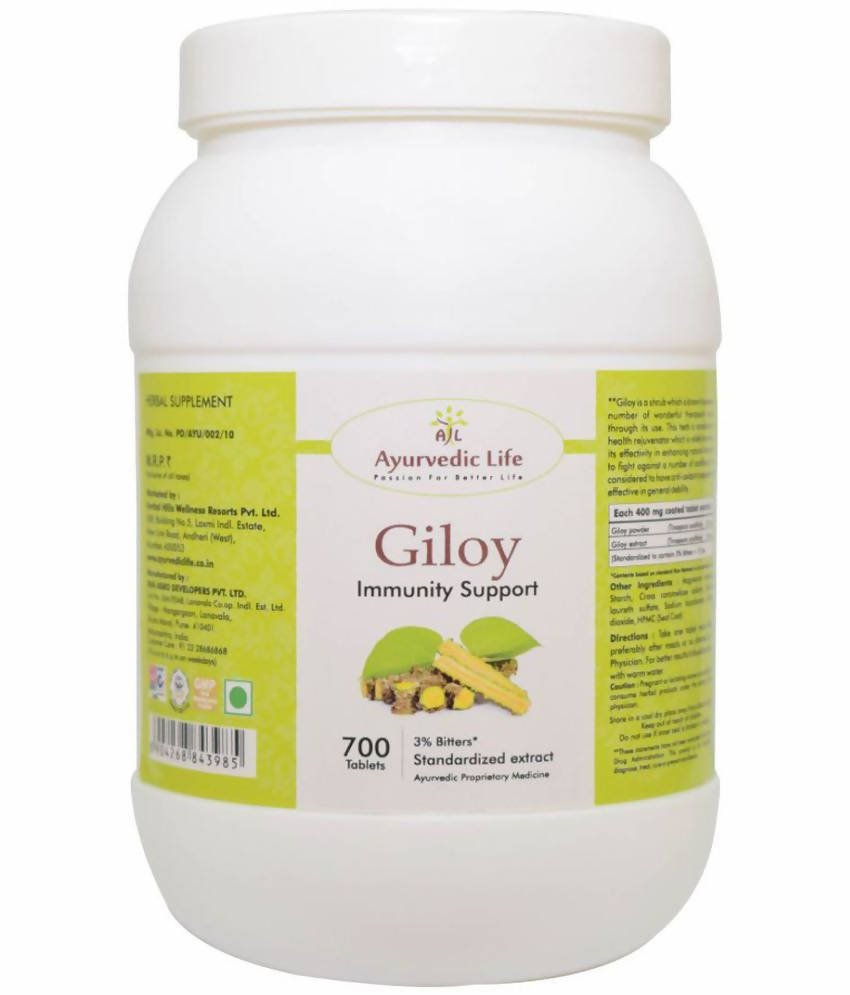 Ayurvedic Life Giloy Immunity Support Tablets - Distacart