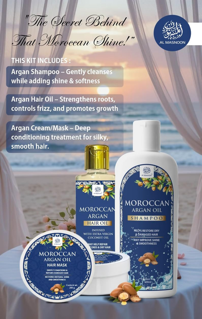 Al Masnoon Moroccan Hair Care Kit - Distacart