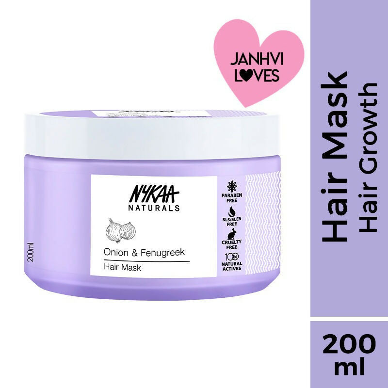 Nykaa Naturals Anti-Hair Fall Sulphate-Free Hair Mask With Onion & Fenugreek - Distacart