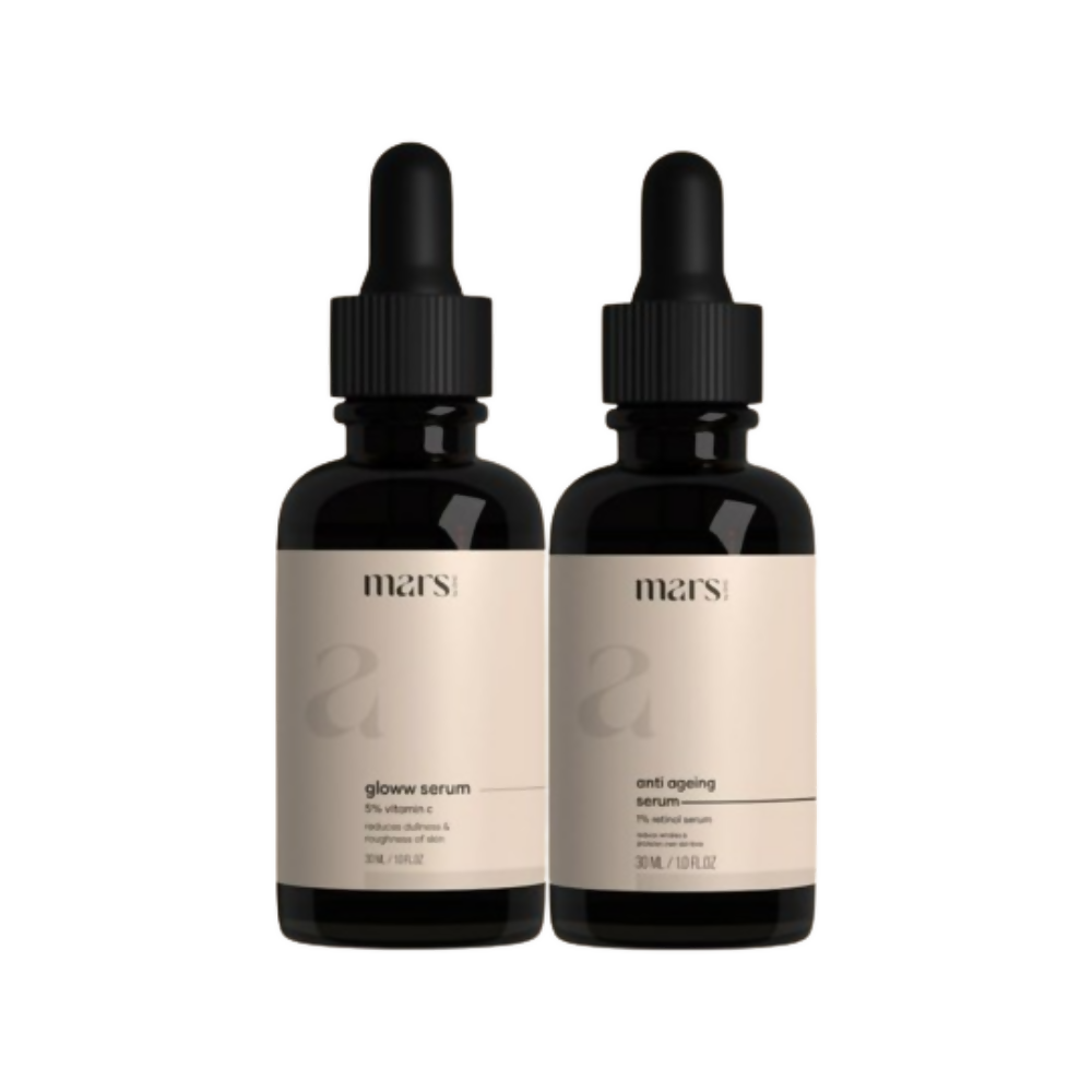 Mars By GHC Forever young kit (Gloww skin serum, Anti Ageing Serum) - Distacart