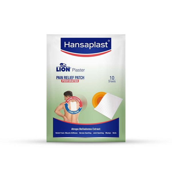Hansaplast Lion Heat Plaster Back and Neck Pain Relief Patches Set of 30 pcs