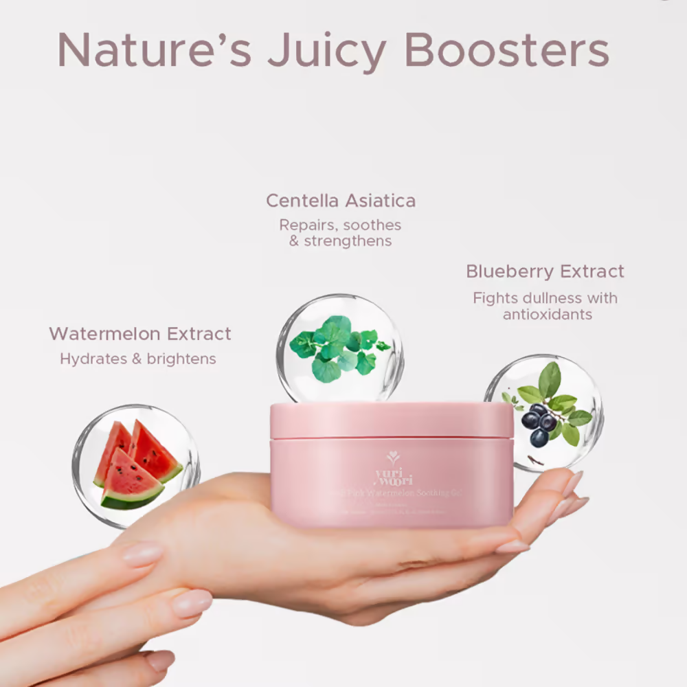 Yuri Woori Fresh Pink Watermelon Soothing Gel - Dista