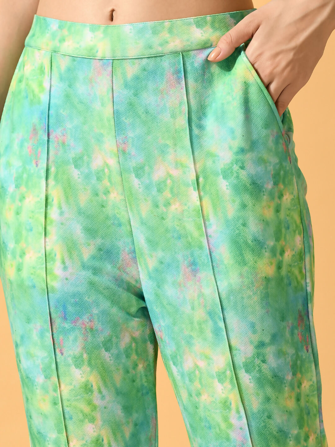 Myshka Women's Multi Slim Fit Party Trouser - Distacart