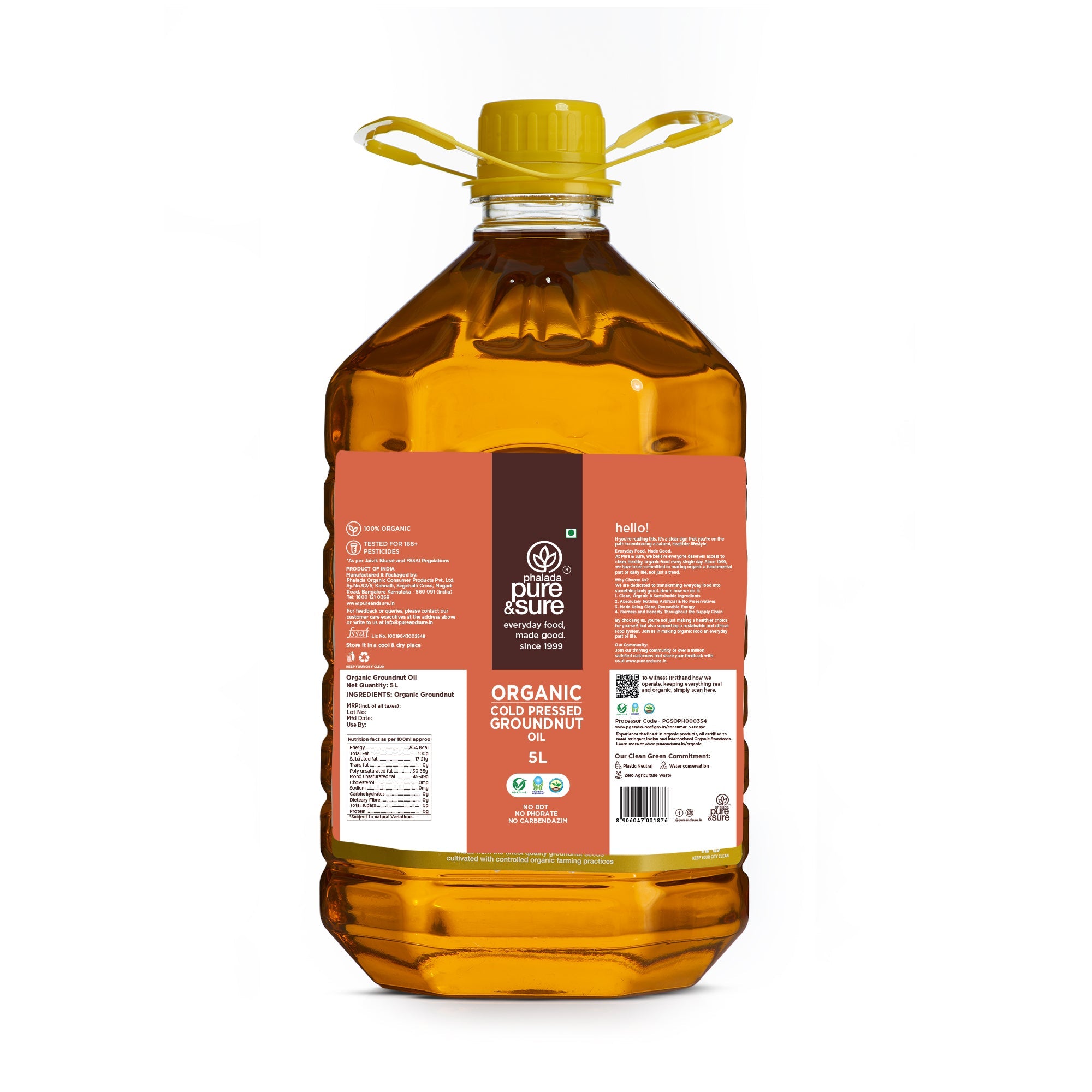 Pure & Sure Organic Groundnut Oil