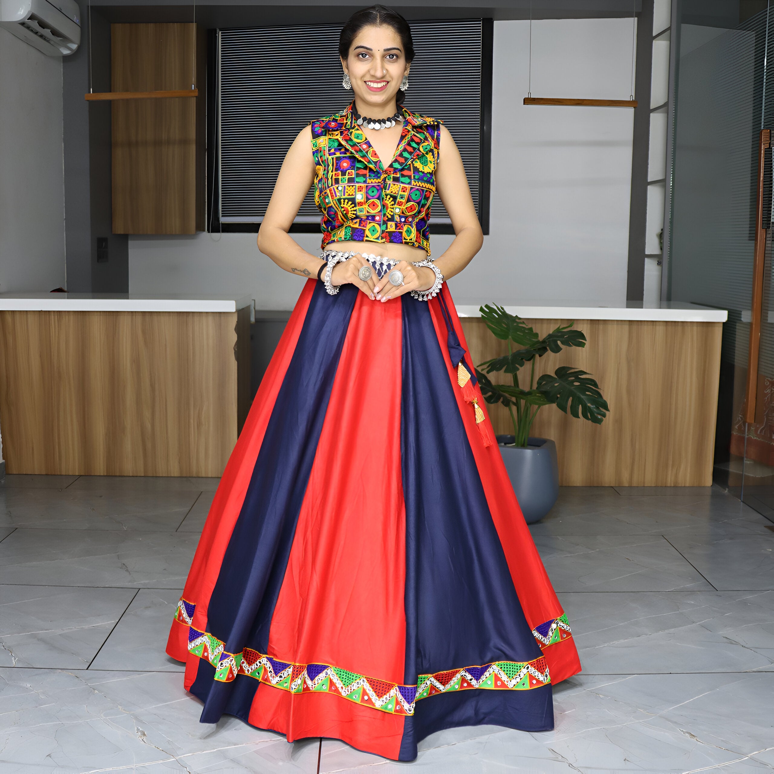 Lehenga Mart Navratri Lehenga Choli - MultiColor - Distacart