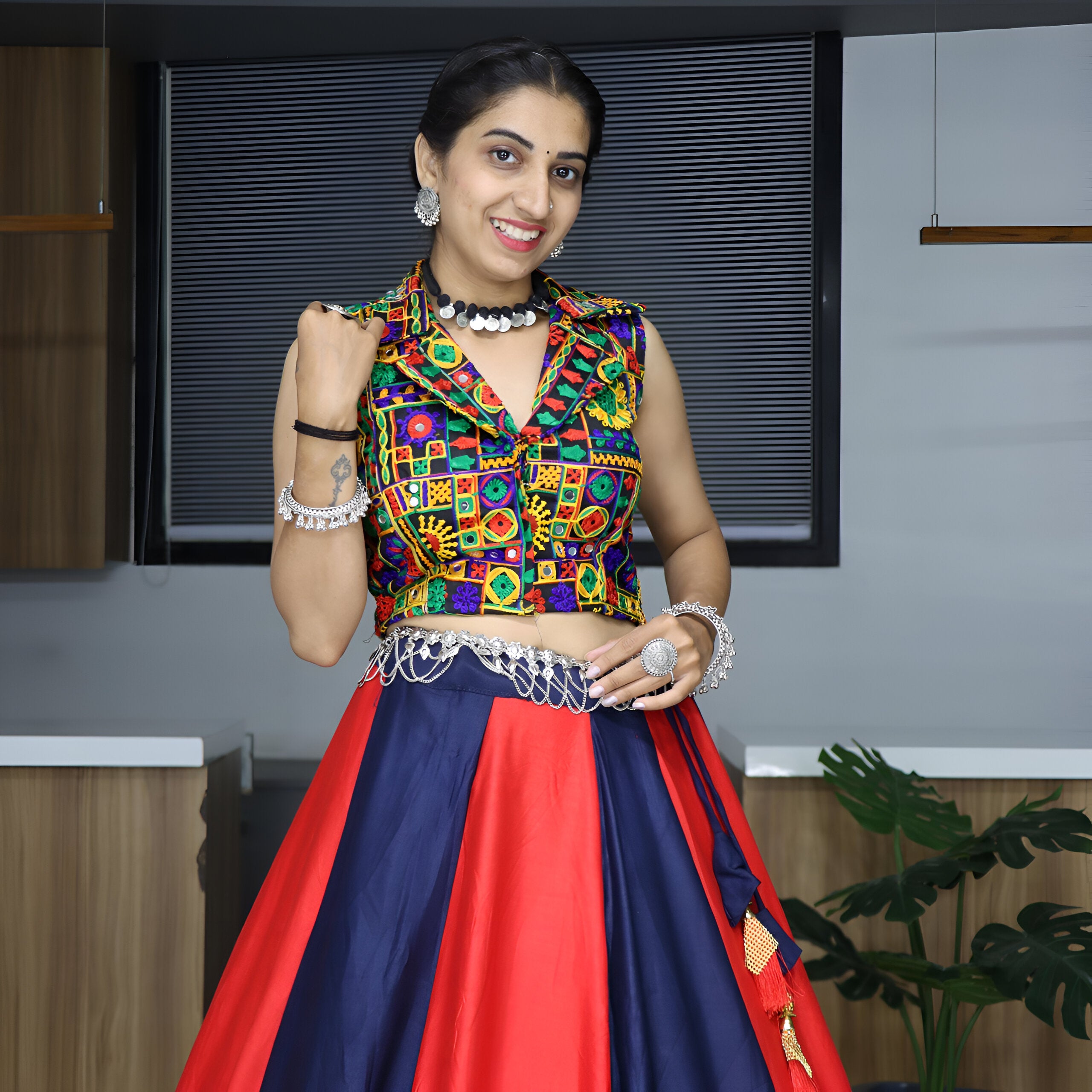 Lehenga Mart Navratri Lehenga Choli - MultiColor - Distacart