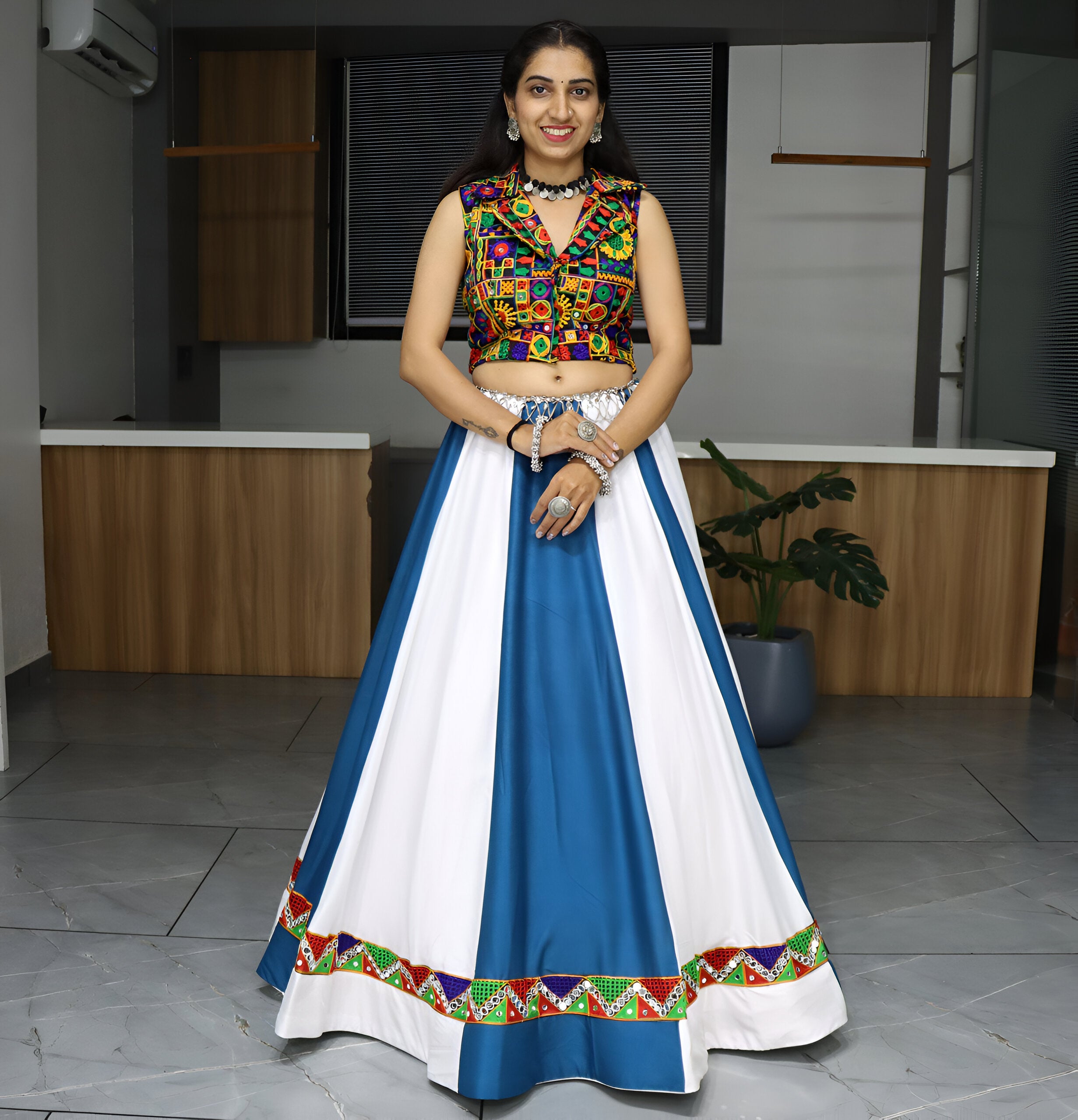 Lehenga Mart Navratri Lehenga Choli - MultiColor - Distacart
