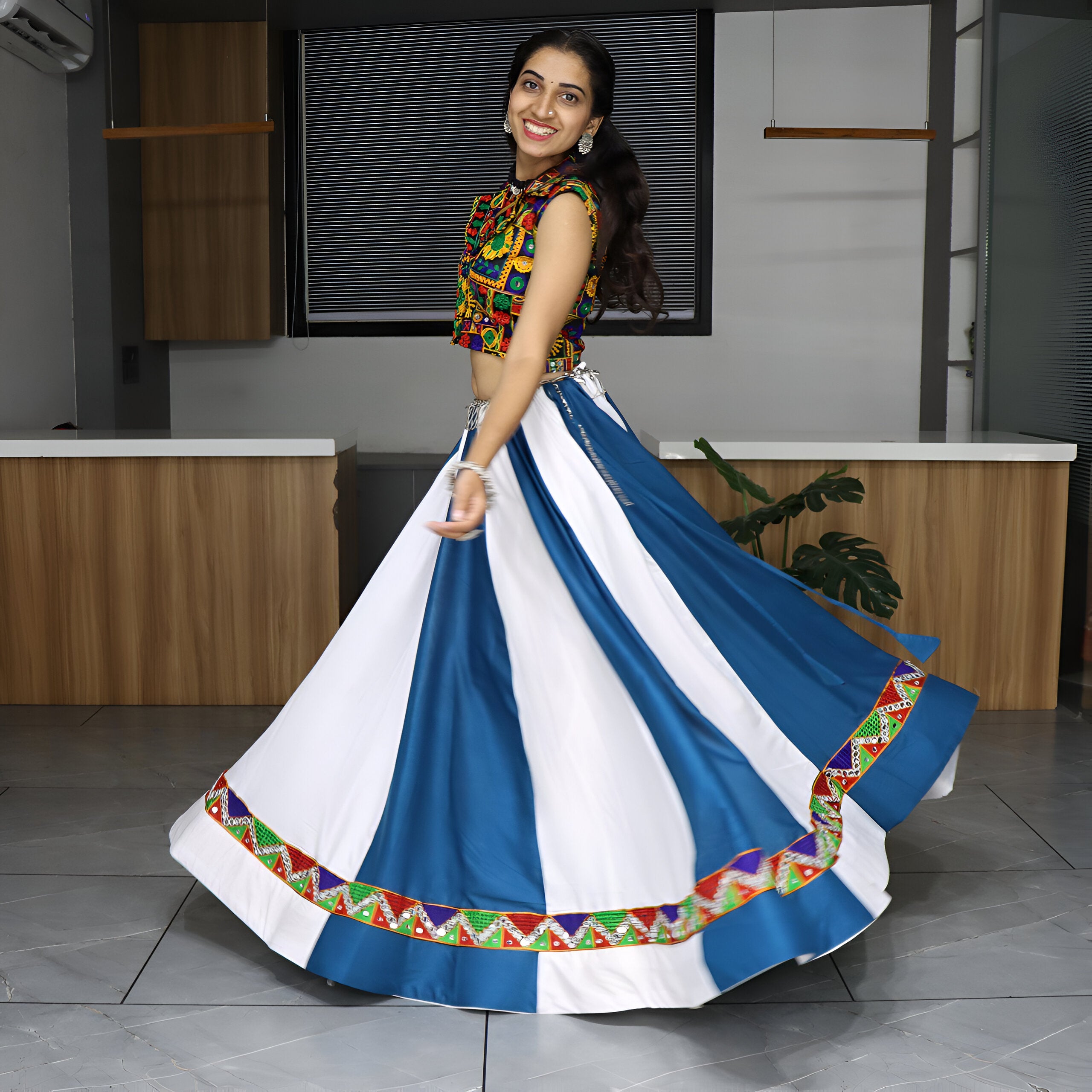 Lehenga Mart Navratri Lehenga Choli - MultiColor - Distacart