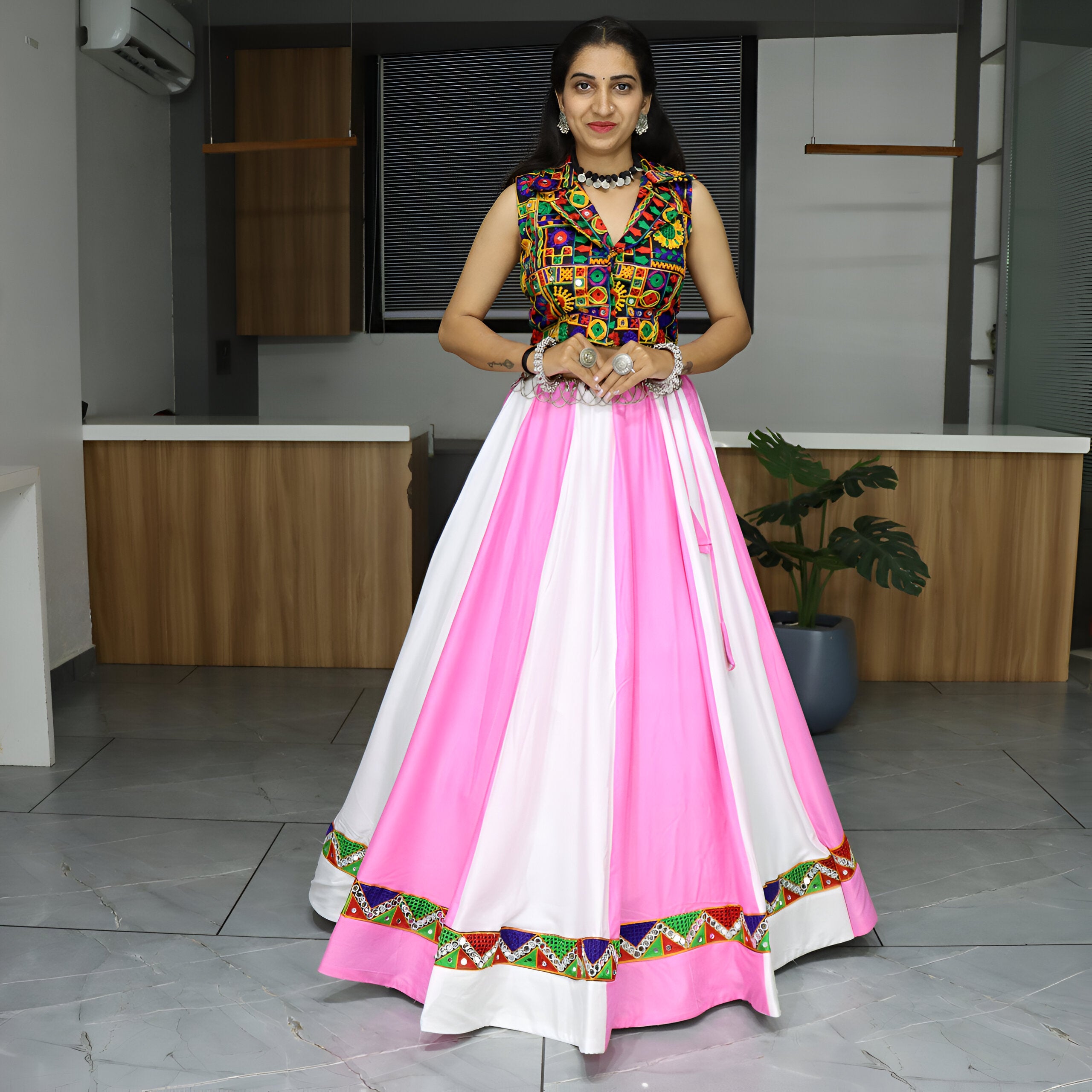 Lehenga Mart Navratri Lehenga Choli - MultiColor - Distacart
