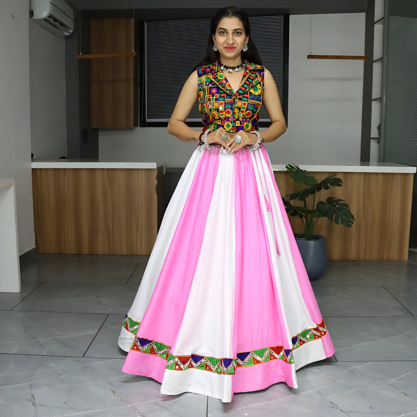 Lehenga Mart Navratri Lehenga Choli - MultiColor - Distacart