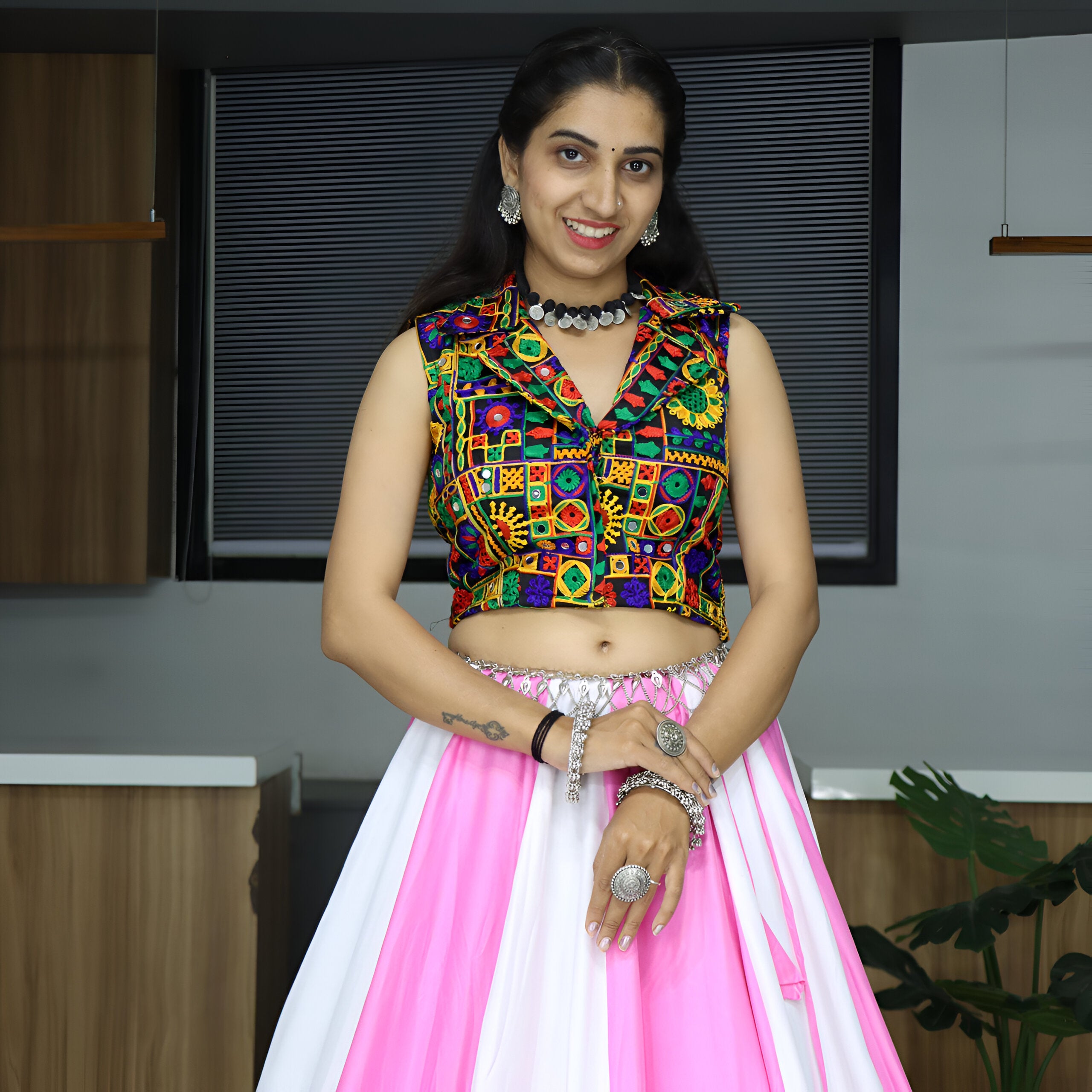 Lehenga Mart Navratri Lehenga Choli - MultiColor - Distacart