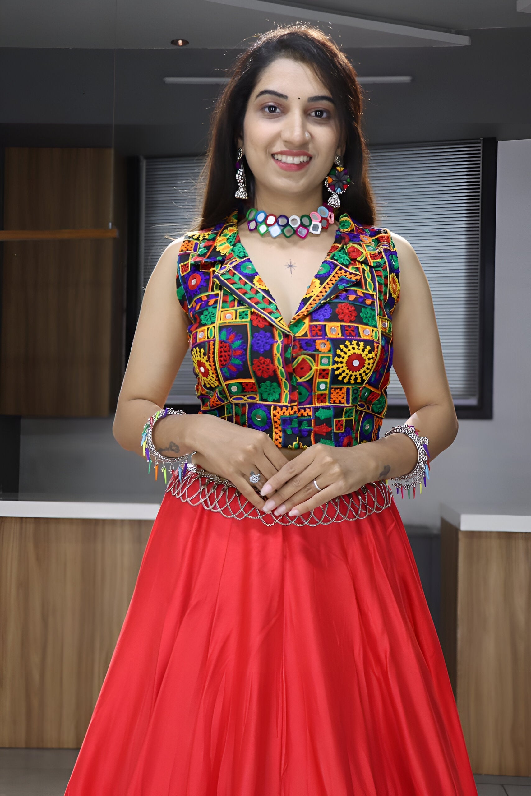 Lehenga Mart Navratri Lehenga Choli - MultiColor - Distacart