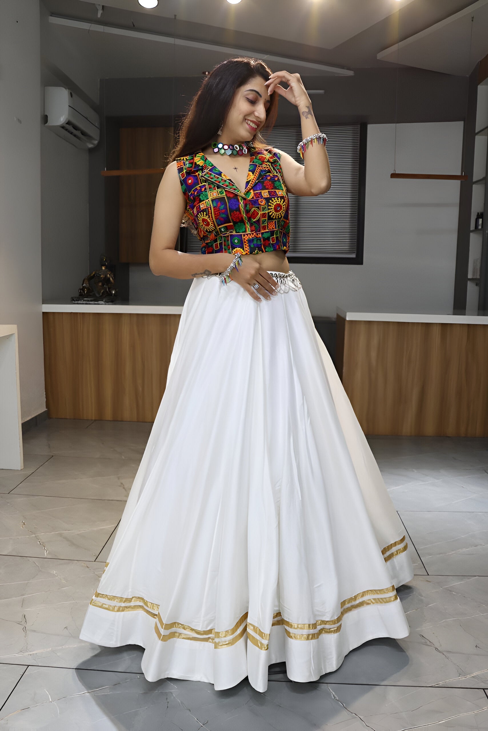Lehenga Mart Navratri Lehenga Choli - MultiColor - Distacart