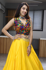 Thumbnail for Lehenga Mart Navratri Lehenga Choli - MultiColor - Distacart