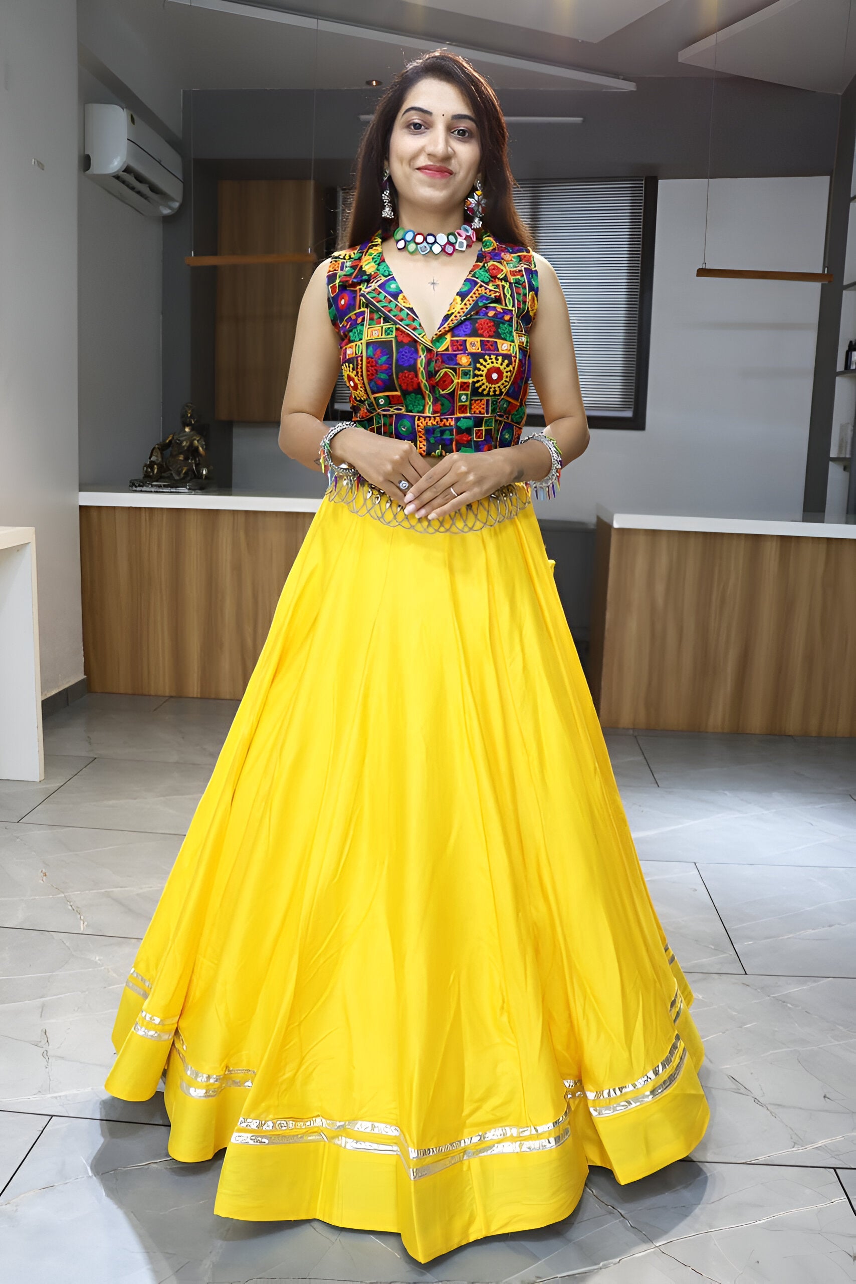 Lehenga Mart Navratri Lehenga Choli - MultiColor - Distacart