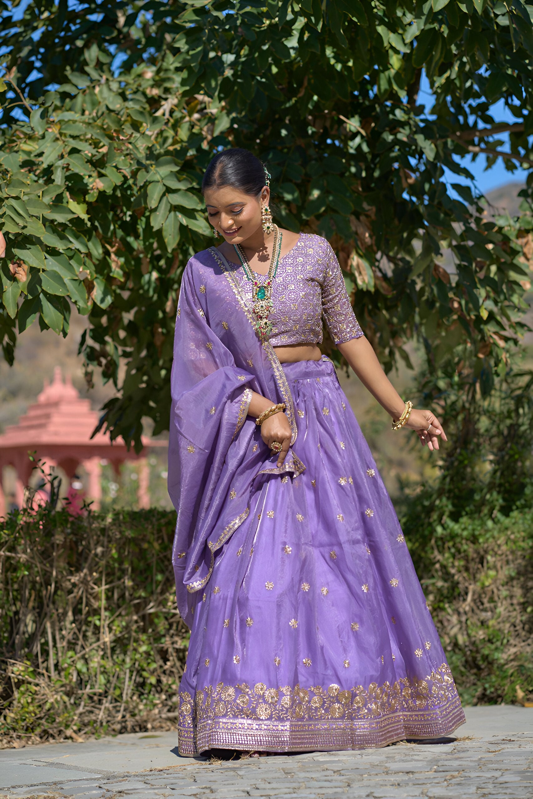 Lehenga Mart Designer Bollywood Style Wedding Lehenga Choli - Purple - Distacart