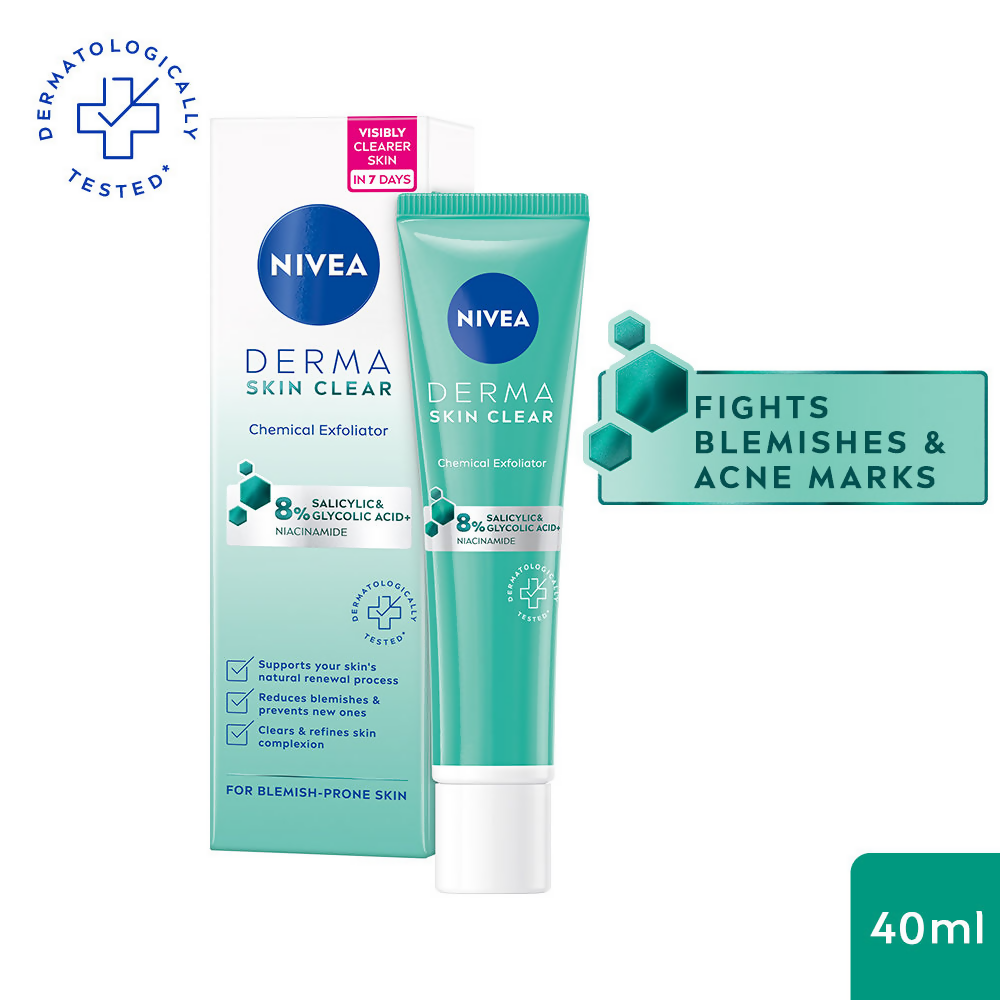 Nivea Derma Skin Clear Exfoliator Face Cleansing - Distacart