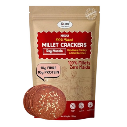 NIHKAN Ragi Millet Crackers - Dista