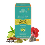 Thumbnail for TEAFORA Amla Magic Green Tea | 20 Count Pyramid Tea Bags - Dista