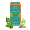 TEAFORA Moringa Tulsi Green Tea | 20 Count Pyramid Tea Bags - Dista