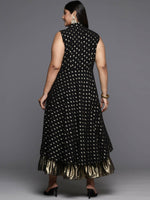 Thumbnail for Ahalyaa Women's Traditional wear Ethnic Dress - Black - Distacart
