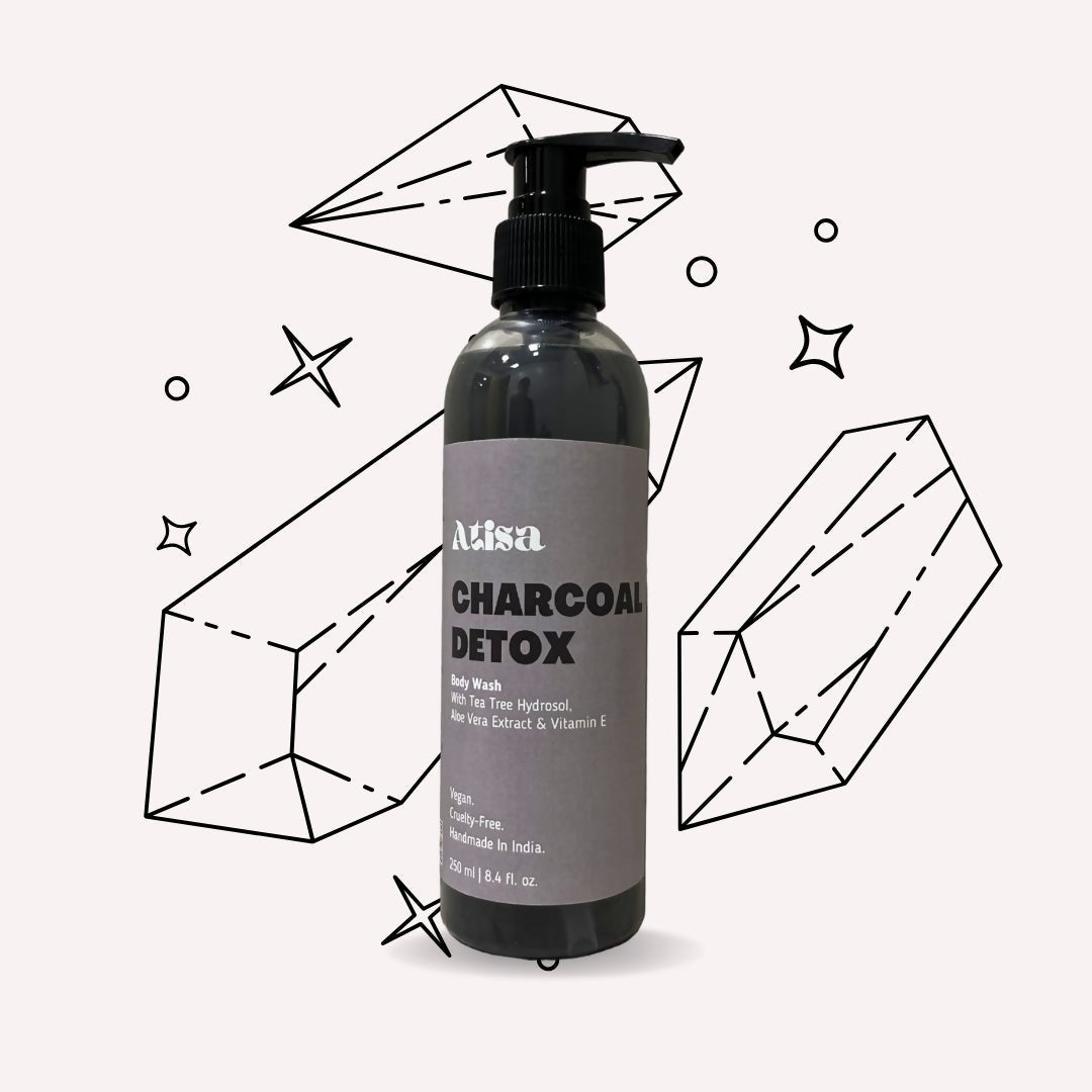 Atisa Charcoal Detox Body Wash - Distacart