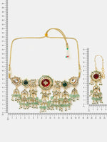 Thumbnail for Ruby Raang Royal Choker Set - Distacart