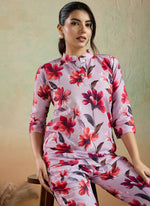 Thumbnail for Prazu Fashion Light Pink Printed Cotton Blend Co-Ord Set - Distacart