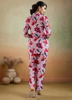 Thumbnail for Prazu Fashion Light Pink Printed Cotton Blend Co-Ord Set - Distacart