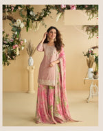 Thumbnail for Aarshi Fashions Pink Silk Suits